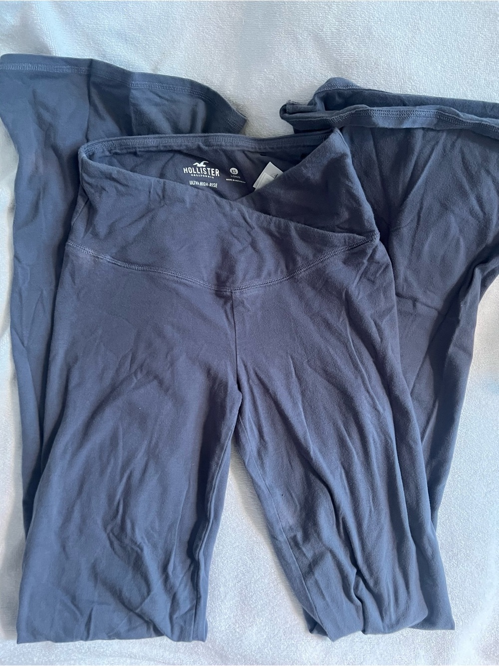 Hollister Girls' Dark Navy Full-Length Leggings